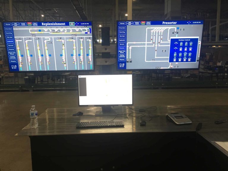warehouse control system operating