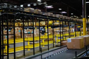 salson logistics elevated conveyor line gallery image