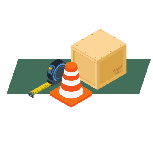 installation and tearout service graphic element