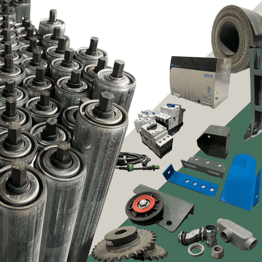 conveyor parts section graphic element