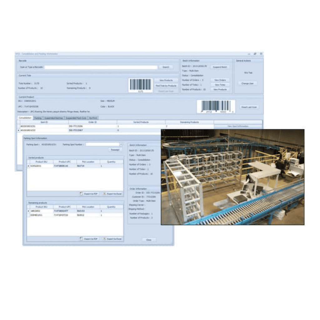 consolidation - put-to-light conveyorworks program image