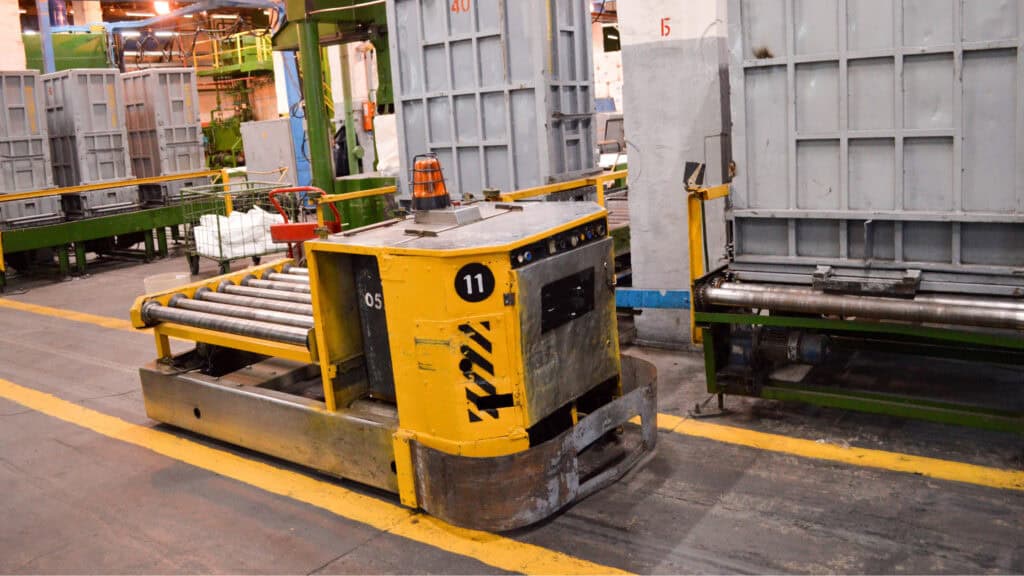 automated guided vehicle AGV warehouse equipment descriptor image
