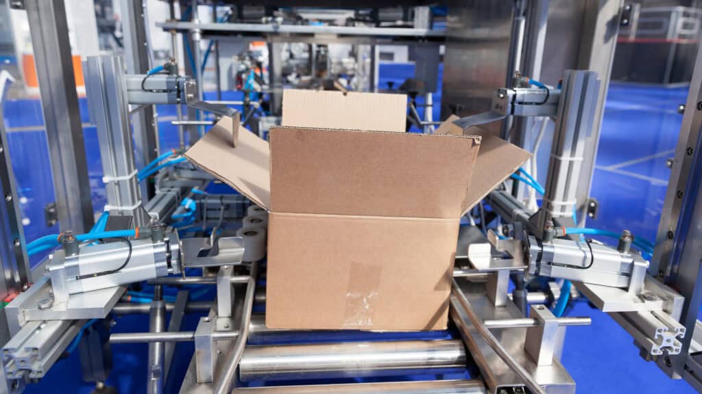 carton case erector print and apply equipment description image