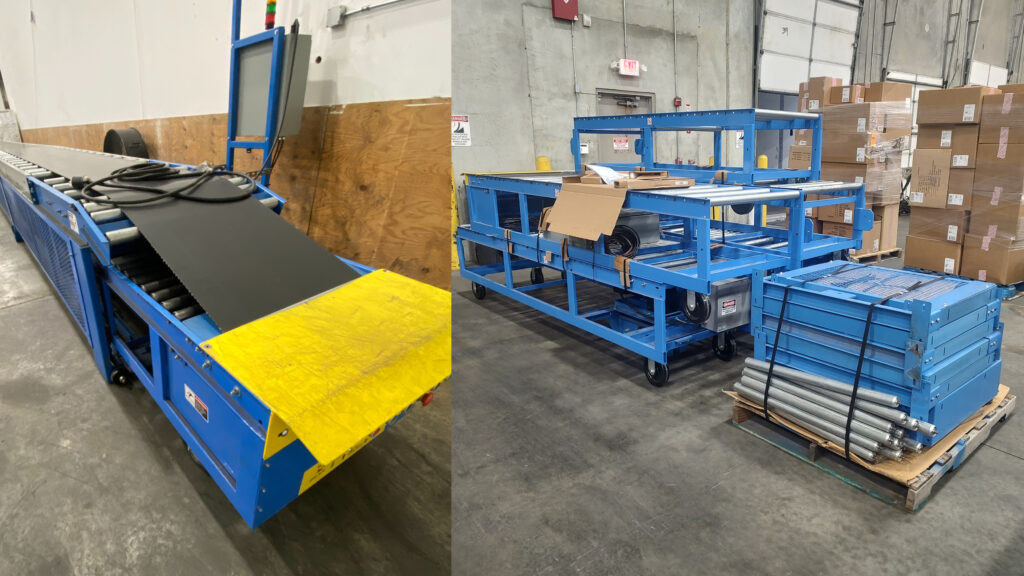 conveyor equipment removal, re-install, and replacement description image