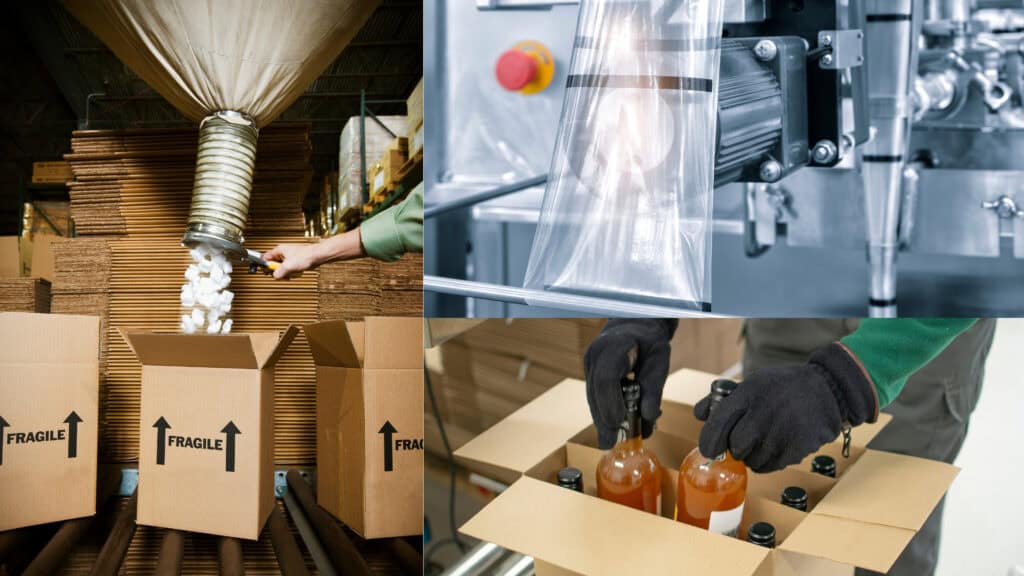 void fill and dunnage print and apply equipment description image