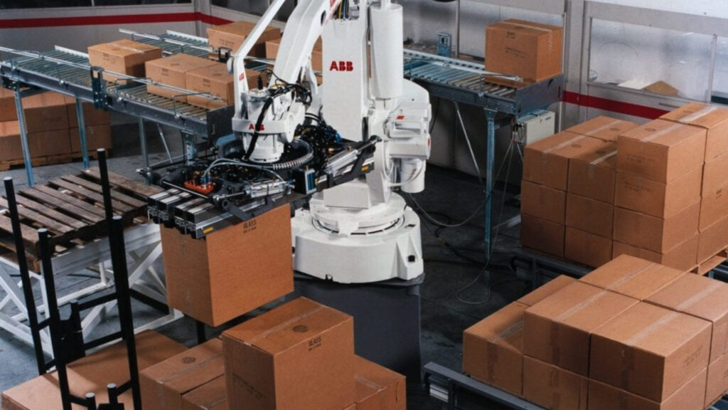 palletizing & depalletizing robotic arm equipment description image