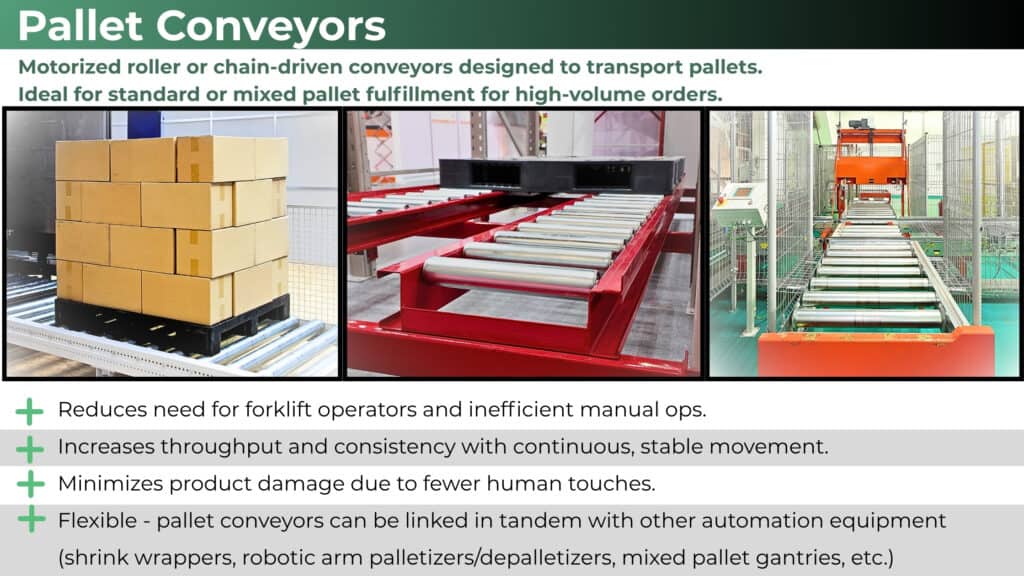 wine_spirts_beer_automation_equipment_pallet_conveyor_description