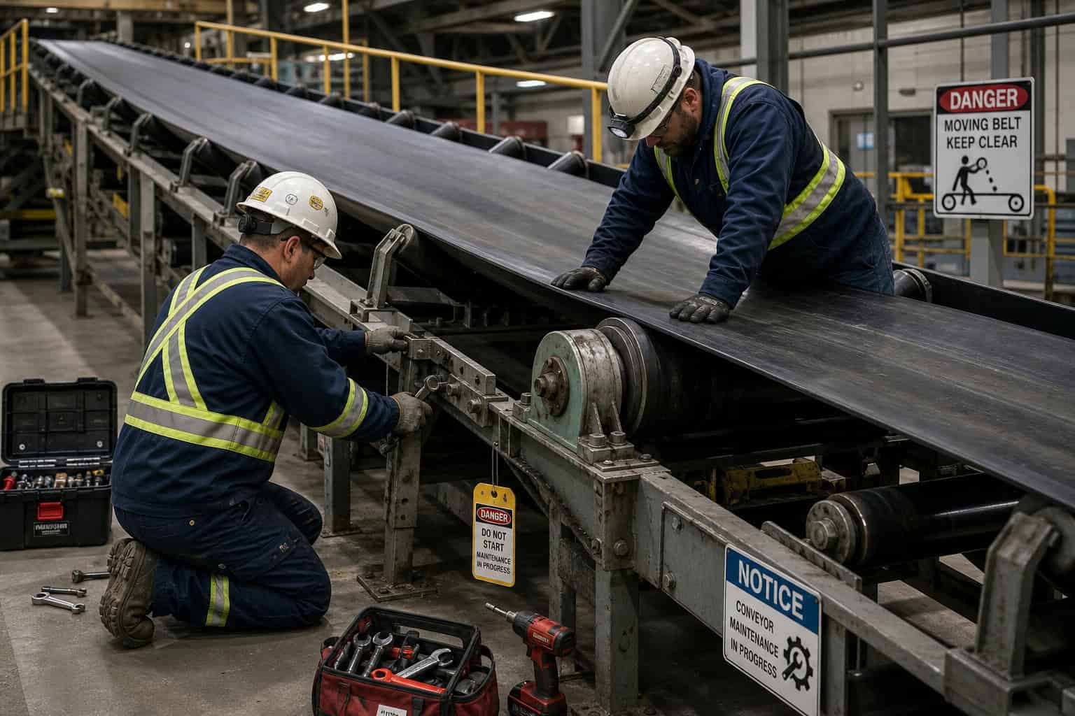 conveyor belt maintenance