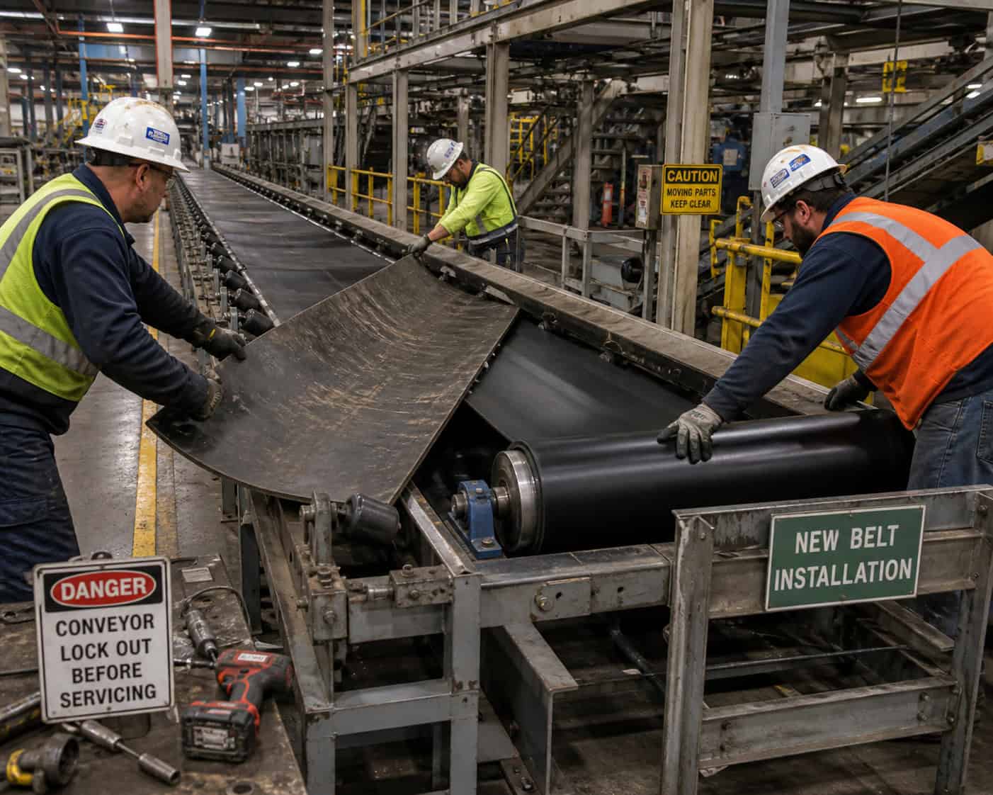 conveyor belt replacement