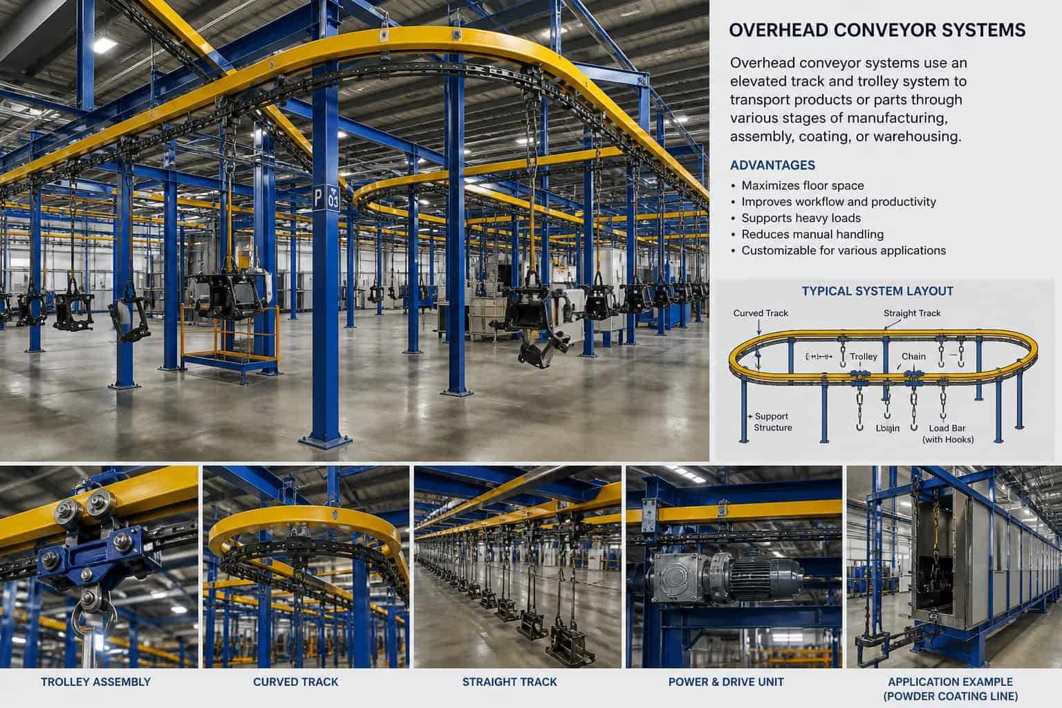 overhead conveyor systems