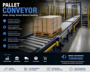 Pallet Conveyor FAQ 101: Understanding Century Conveyor Systems’ Pallet Conveyor Solutions 2 pallet conveyor